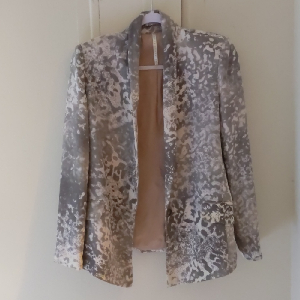 Truth and Pride Silk Blazer